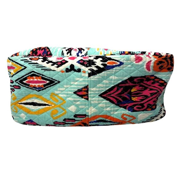 Vera Bradley Iconic Weekender Travel Bag In Quilted Cotton With Ikat Pattern‎ - Picture 5 of 6